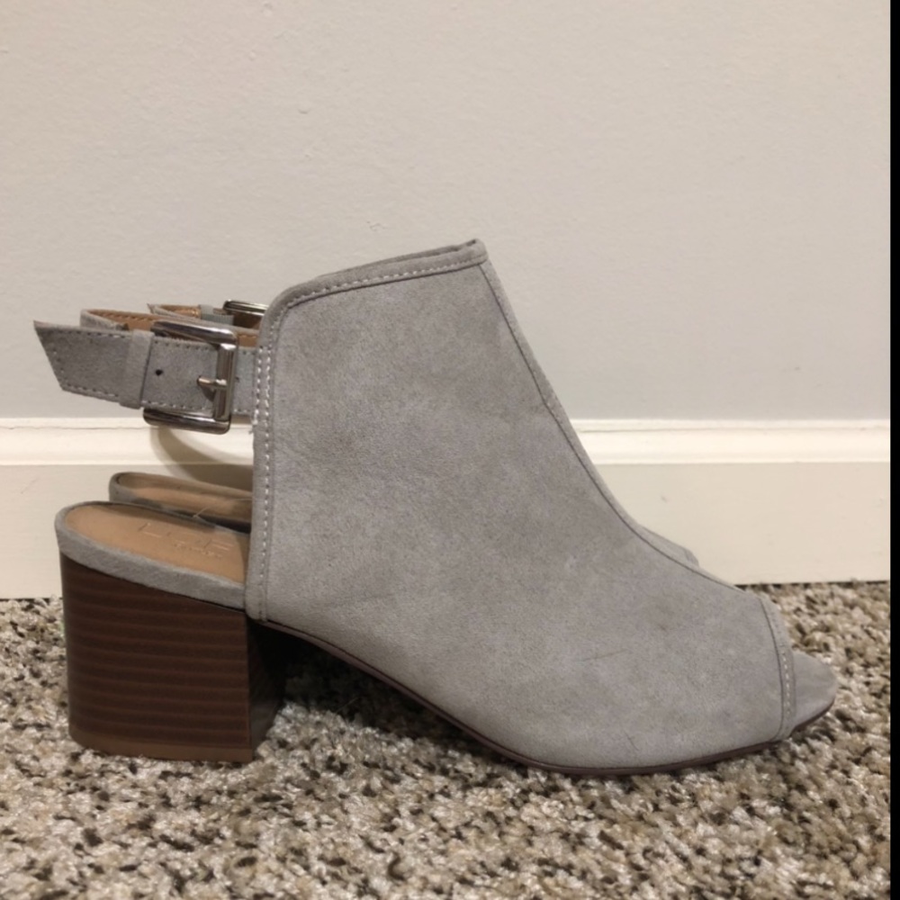 NWT Loft open toe booties